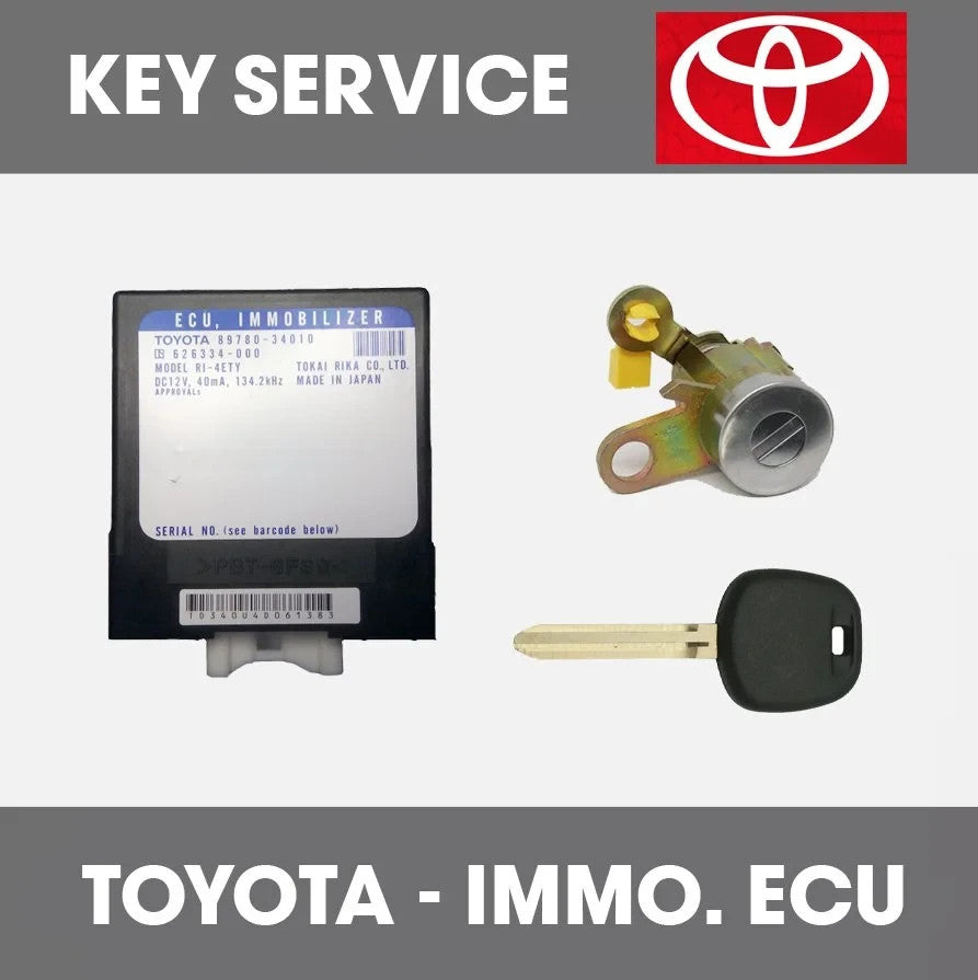 Toyota Prius 01-03 Key Programming All Keys Lost ECU Immobilizer w/ Master Key