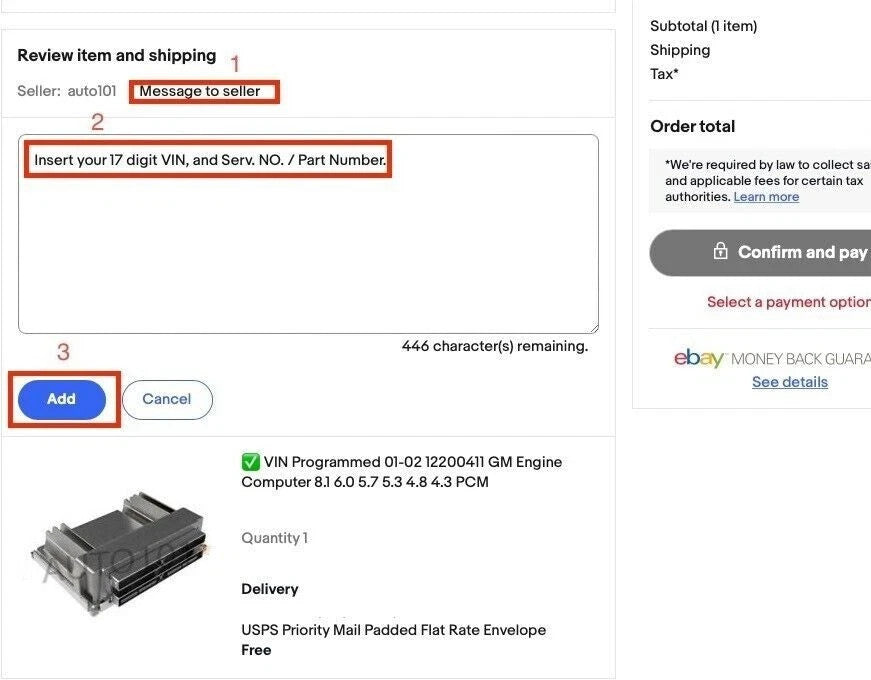 ✅ VIN PROGRAMMING SERVICE 2007-2013  GM ECM E37 CHEVROLET, BUICK, GMC, PONTIAC