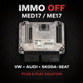 VW Audi MED17 / ME17 Immobilizer Delete IMMO OFF Programming | Mail-In ECU