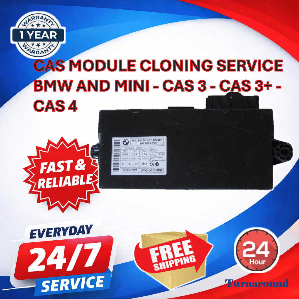 bmw & mini cas module cloning service - cas3 - cas3+ - cas4