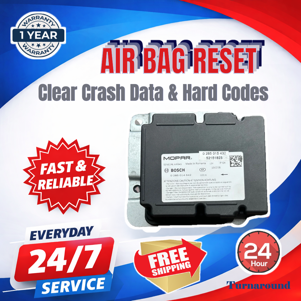 FITS ALL JEEP SRS airbag reset  module RCM   Crash Data Erase