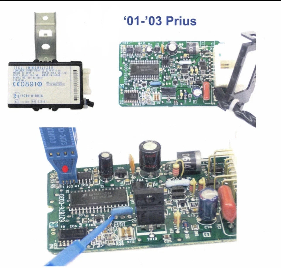 Toyota Prius 01-03 Key Programming All Keys Lost ECU Immobilizer w/ Master Key