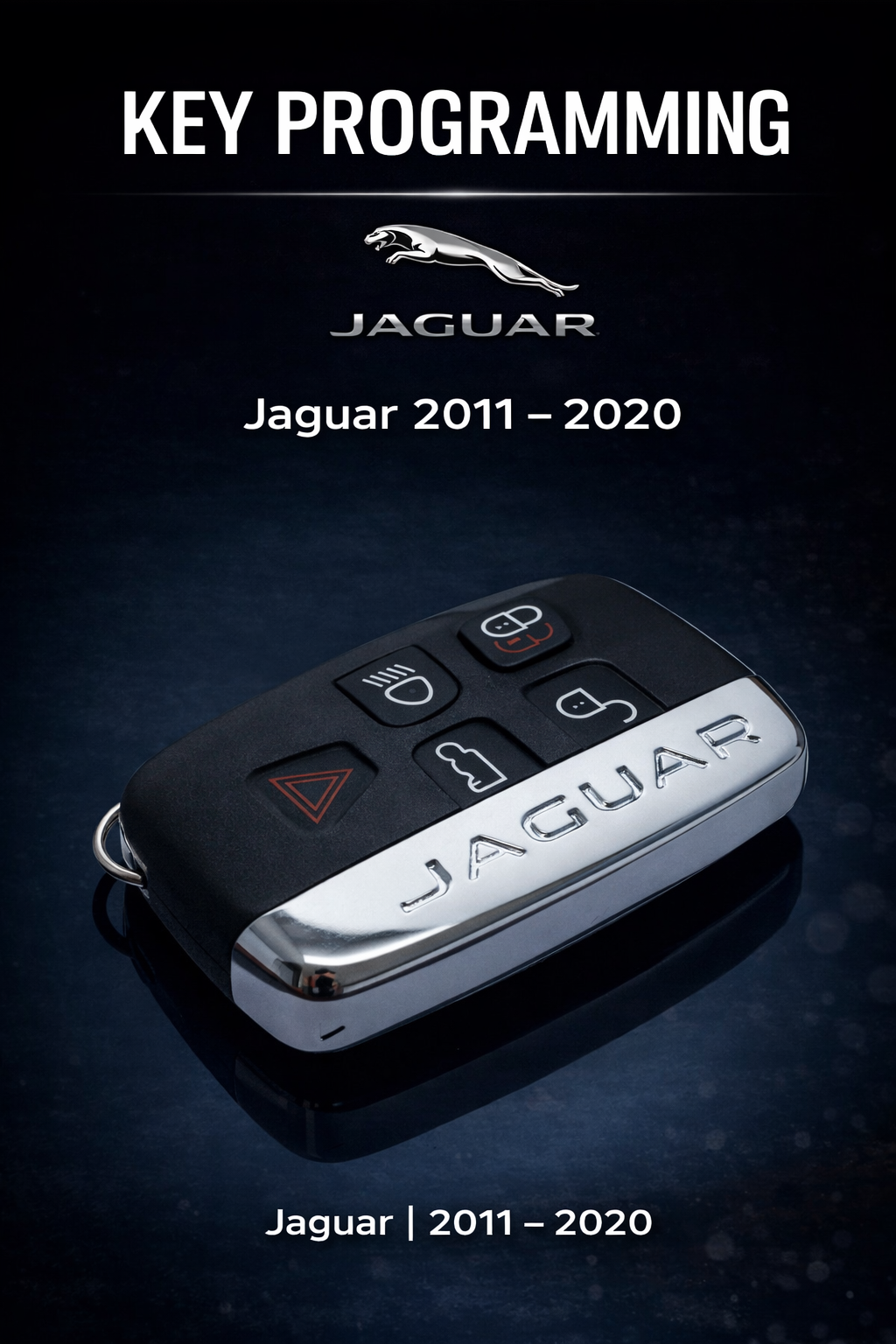 2011-2020 Jaguar/RangeRover KVM Lost Key Replacement Mail in Programming Service